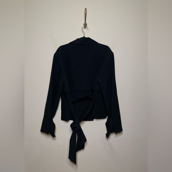 Favorite Daughter The Cropped Charles Trench in Black - Picture 9 of 9